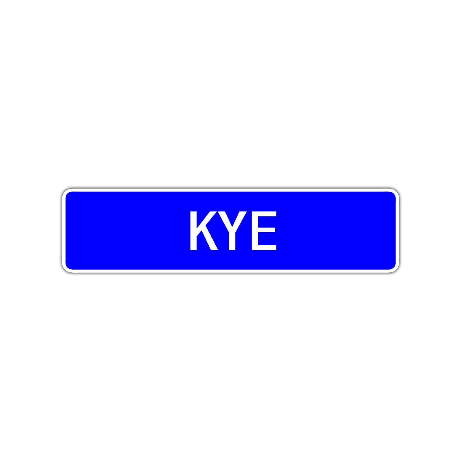 Kye Street Sign Children Name Room Plate