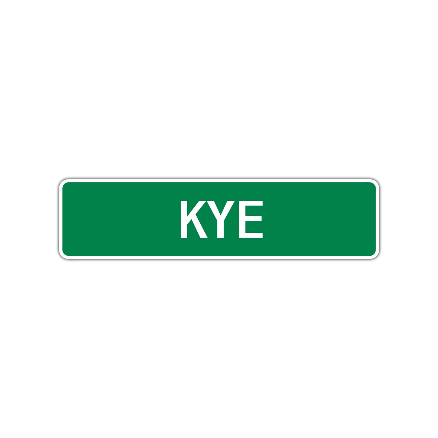Kye Street Sign Children Name Room Plate