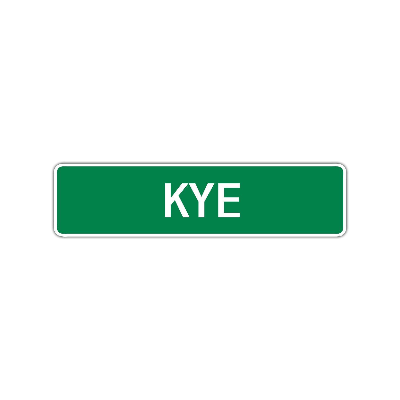 Kye Street Sign Children Name Room Plate