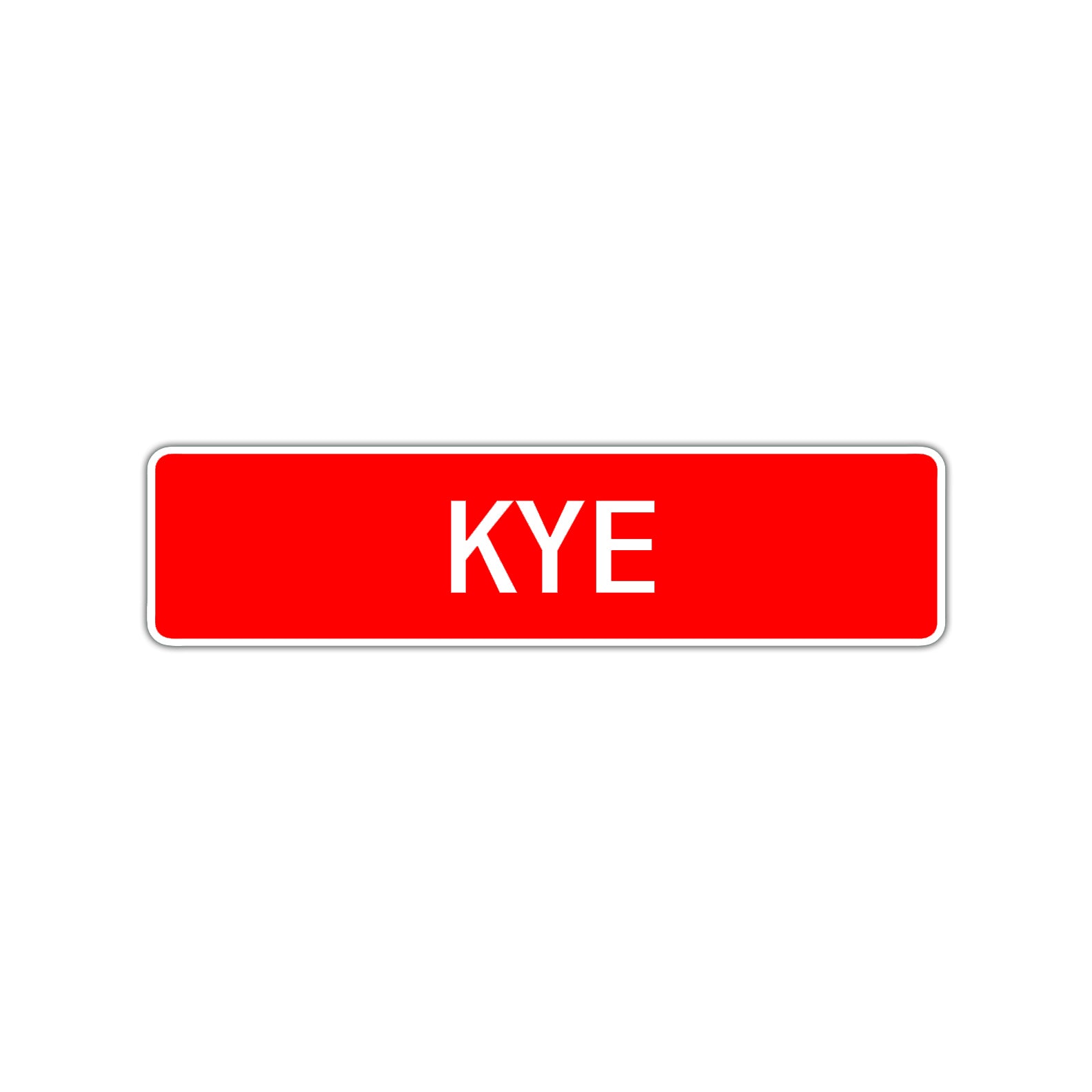 Kye Street Sign Children Name Room Plate