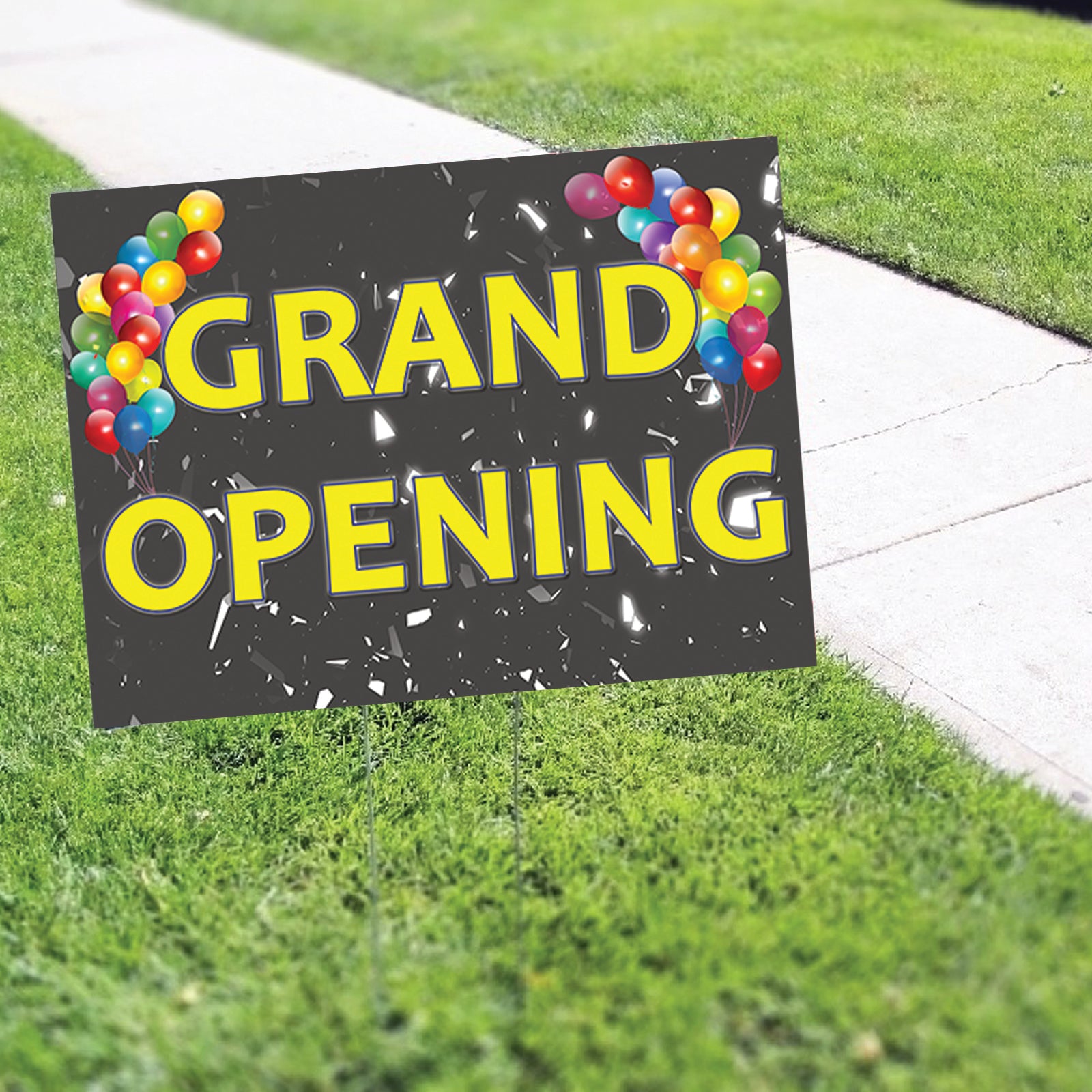 Grand Opening Decoration Coroplast Printed Yard Sign – Sign Fever