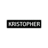 Kristopher Street Sign Children Name Room Plate