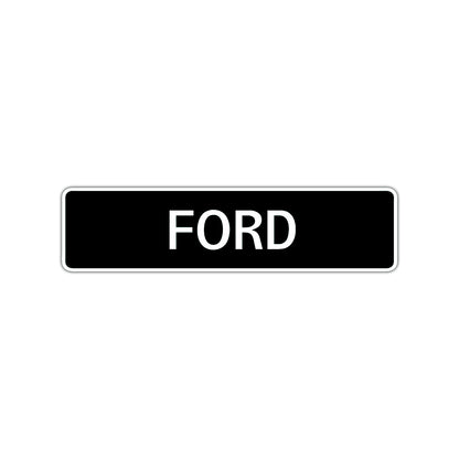 Ford Street Sign Children Name Room Plate