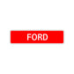 Ford Street Sign Children Name Room Plate