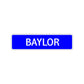 Baylor Street Sign Children Name Room Plate