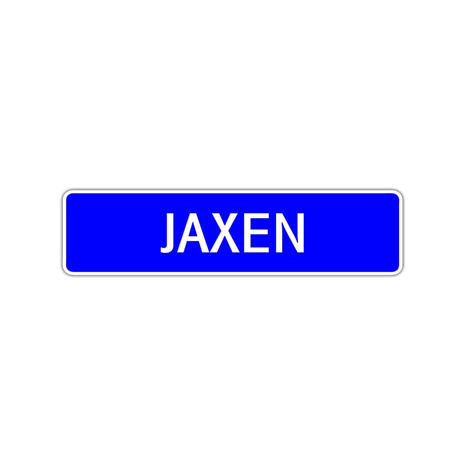 Jaxen Street Sign Children Name Room Plate