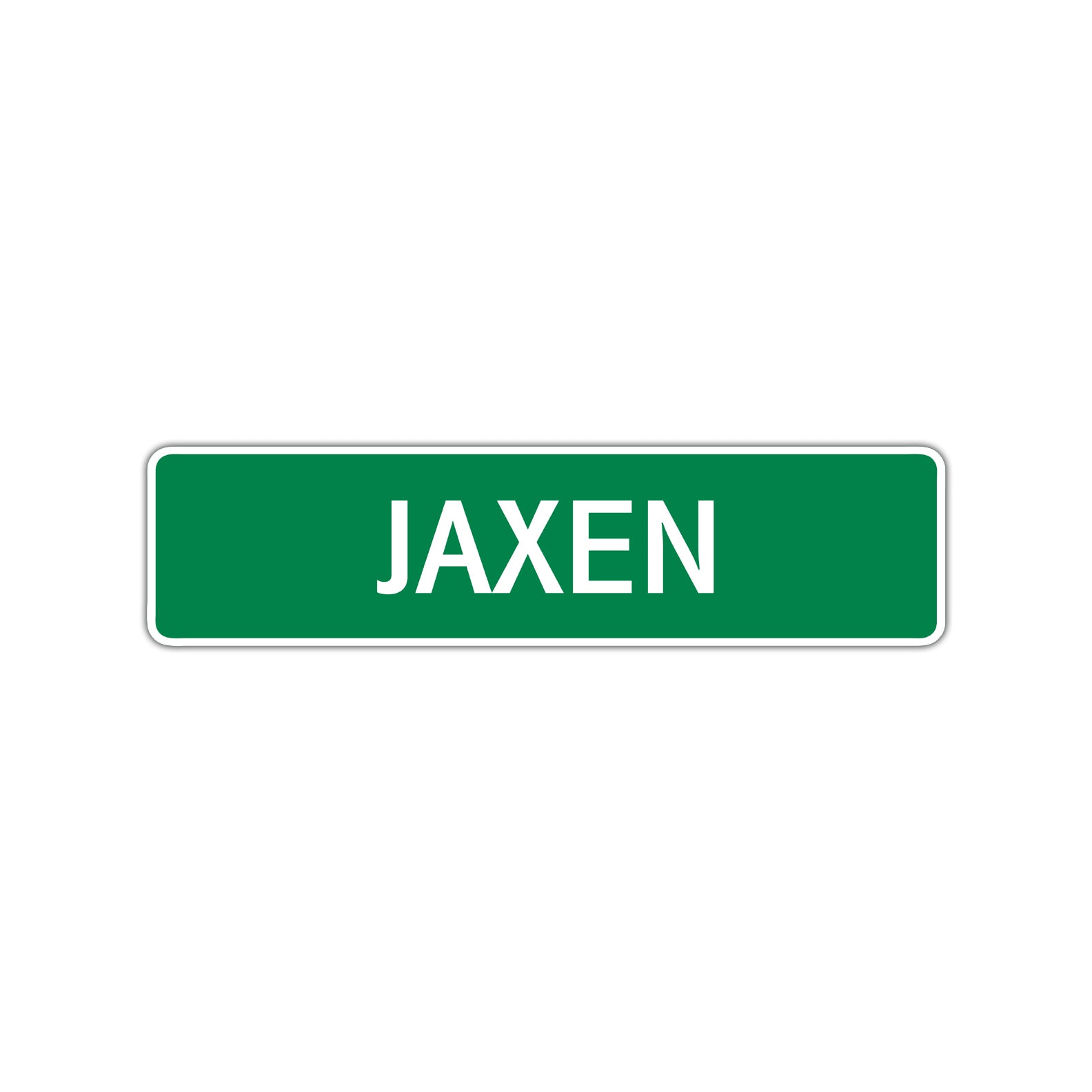 Jaxen Street Sign Children Name Room Plate