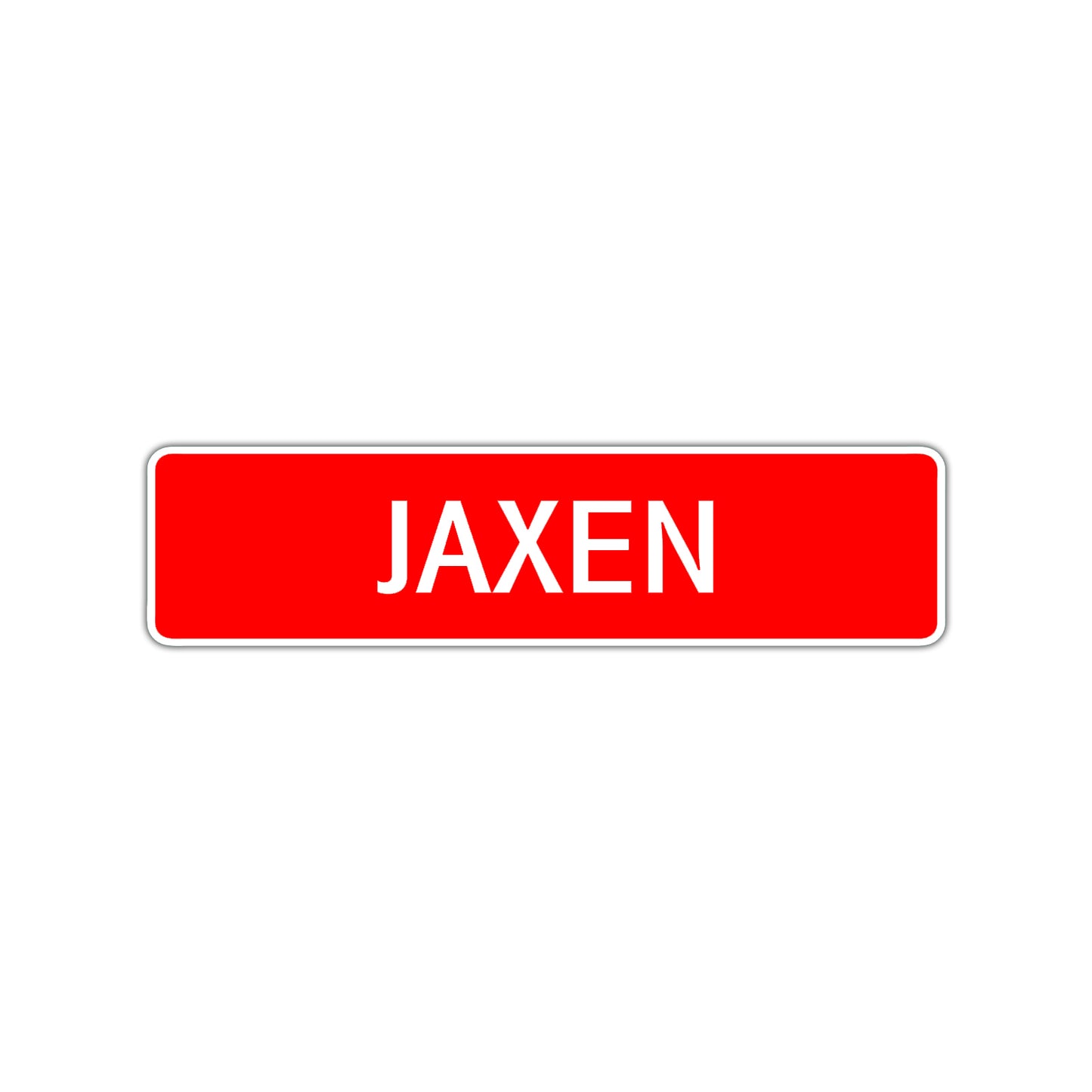 Jaxen Street Sign Children Name Room Plate