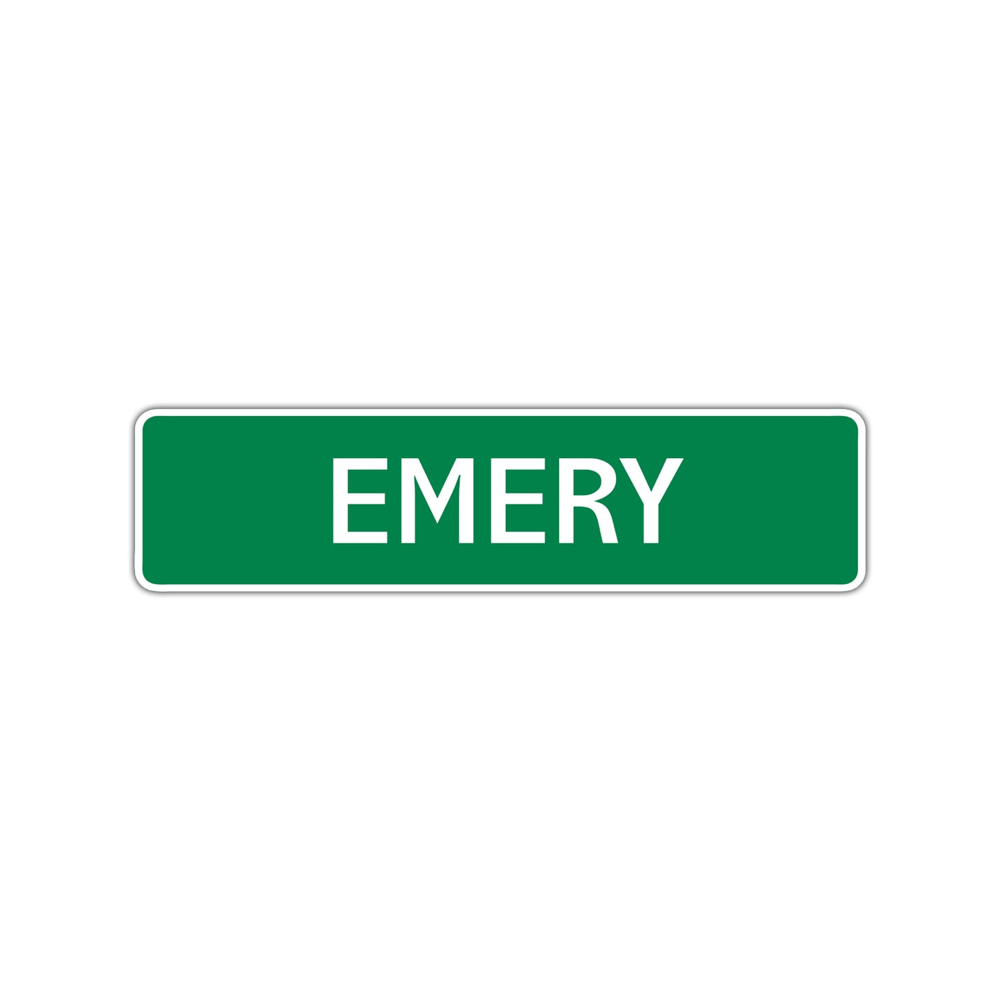 Emery Street Sign Children Name Room Plate