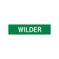Wilder Street Sign Children Name Room Plate