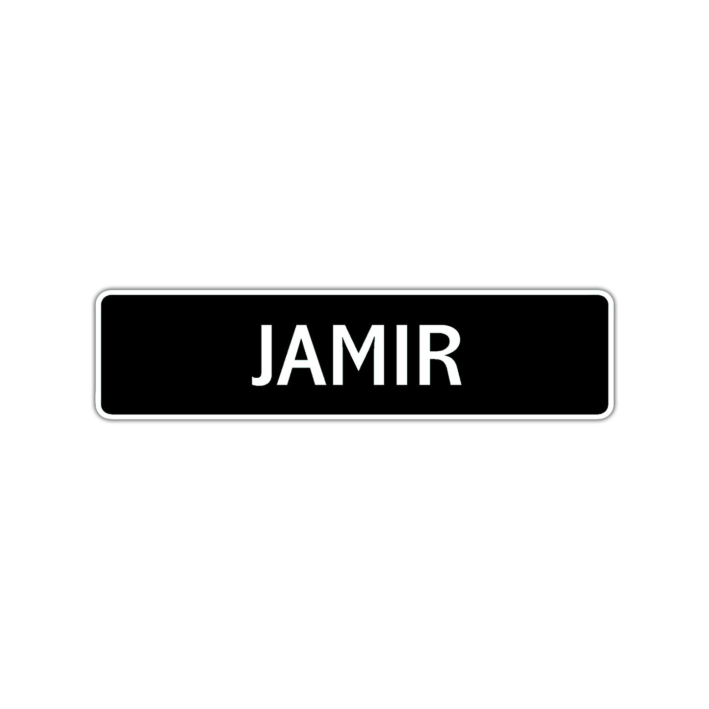 Jamir Street Sign Children Name Room Plate