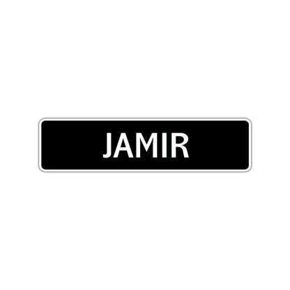 Jamir Street Sign Children Name Room Plate