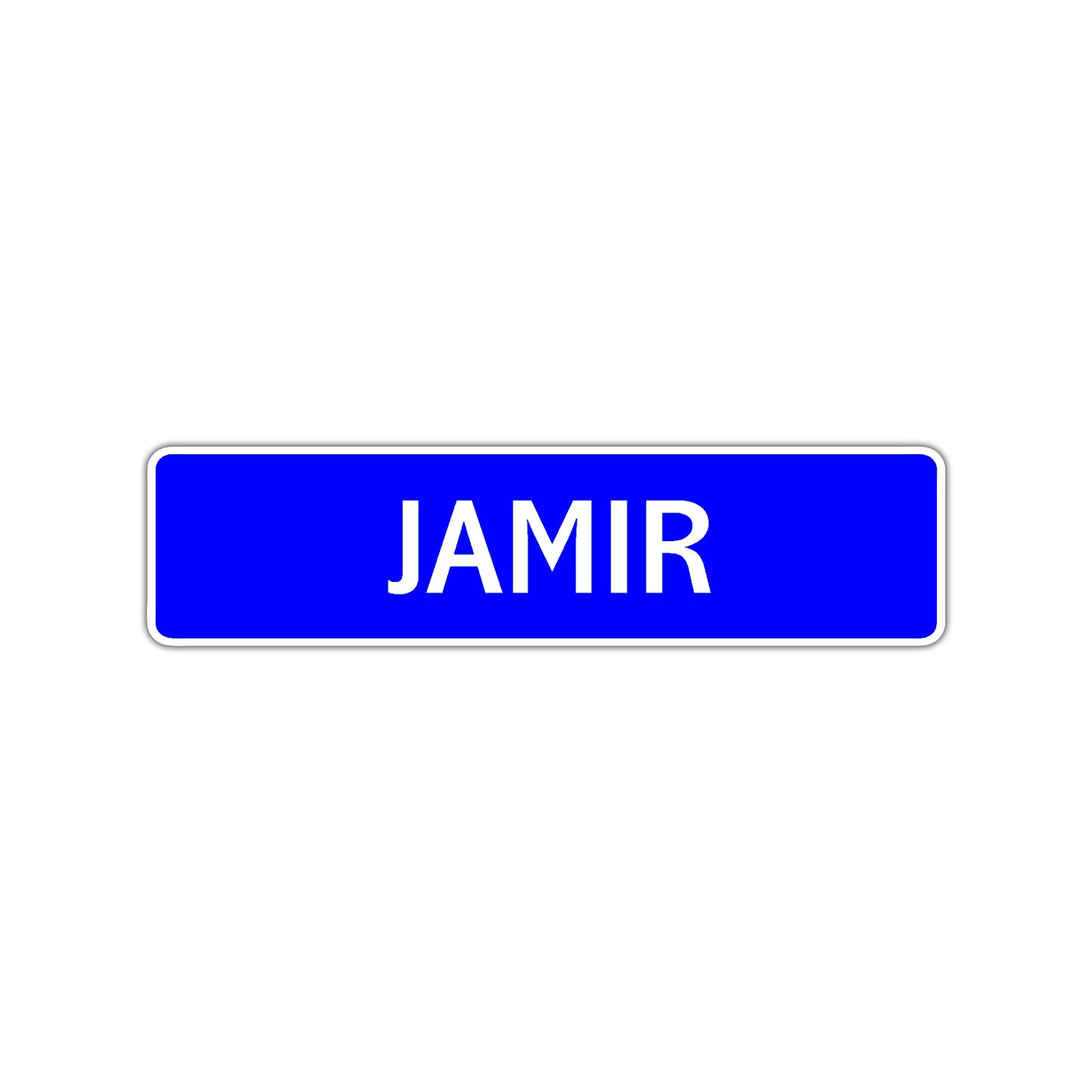 Jamir Street Sign Children Name Room Plate