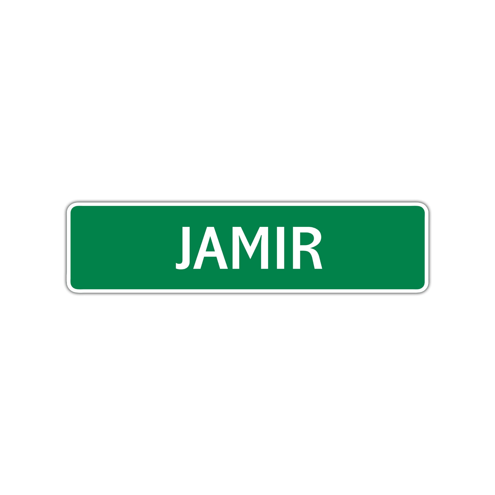 Jamir Street Sign Children Name Room Plate