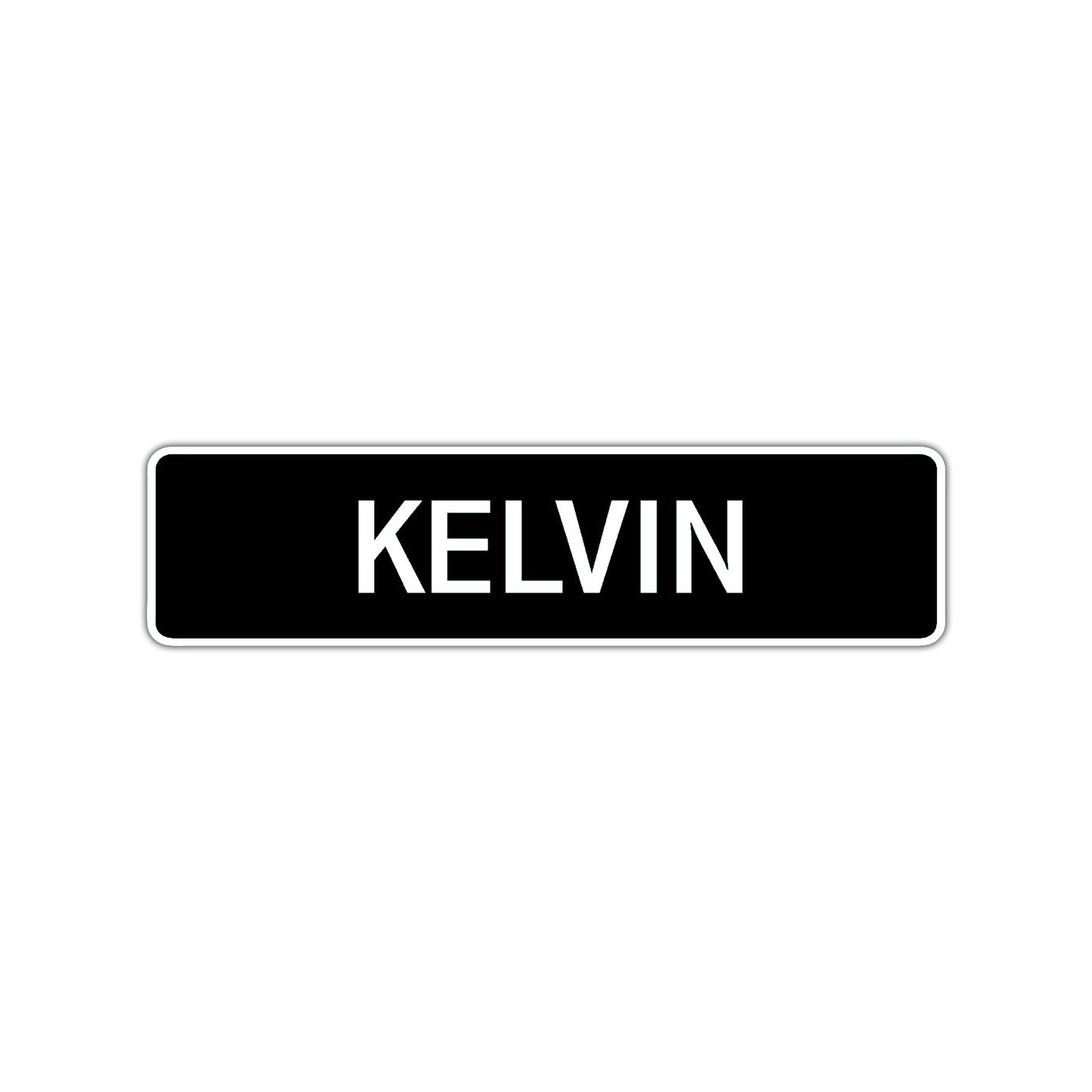 Kelvin Street Sign Children Name Room Plate