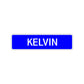 Kelvin Street Sign Children Name Room Plate