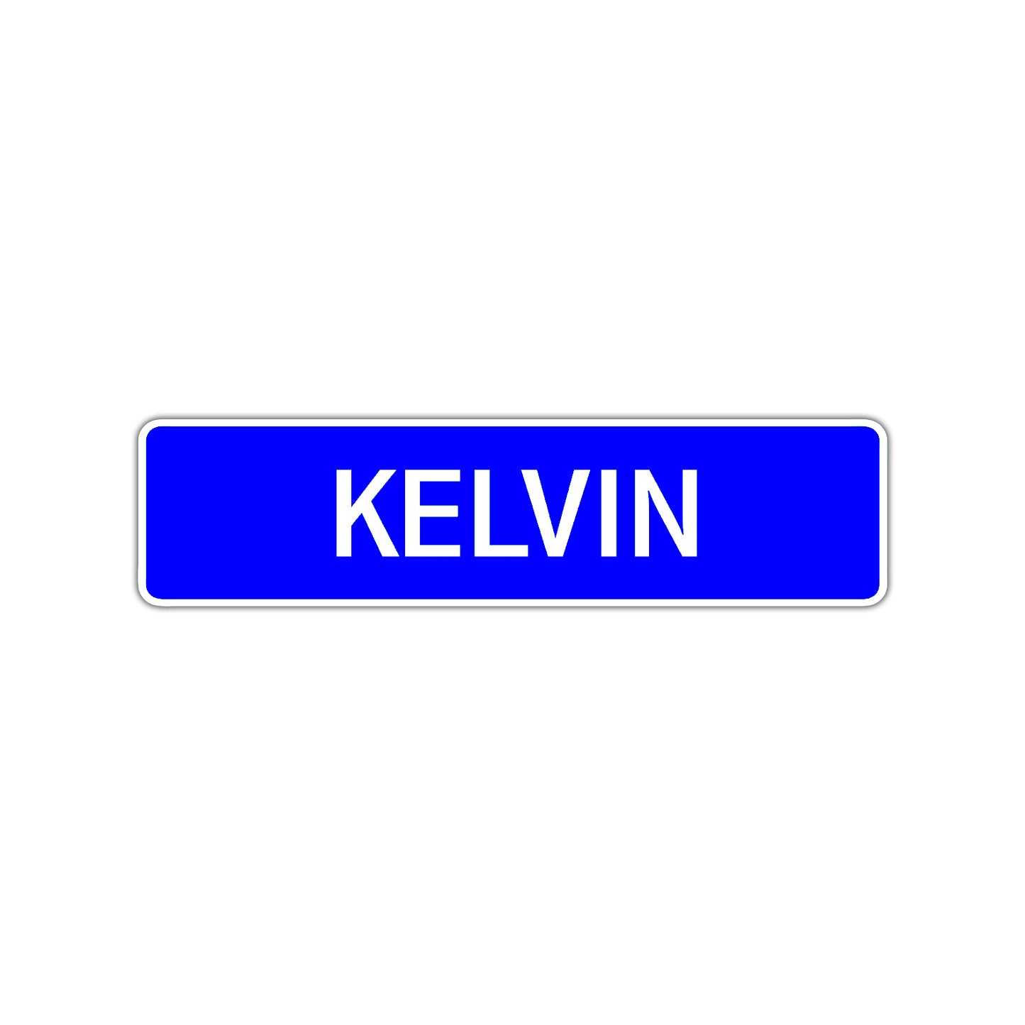 Kelvin Street Sign Children Name Room Plate
