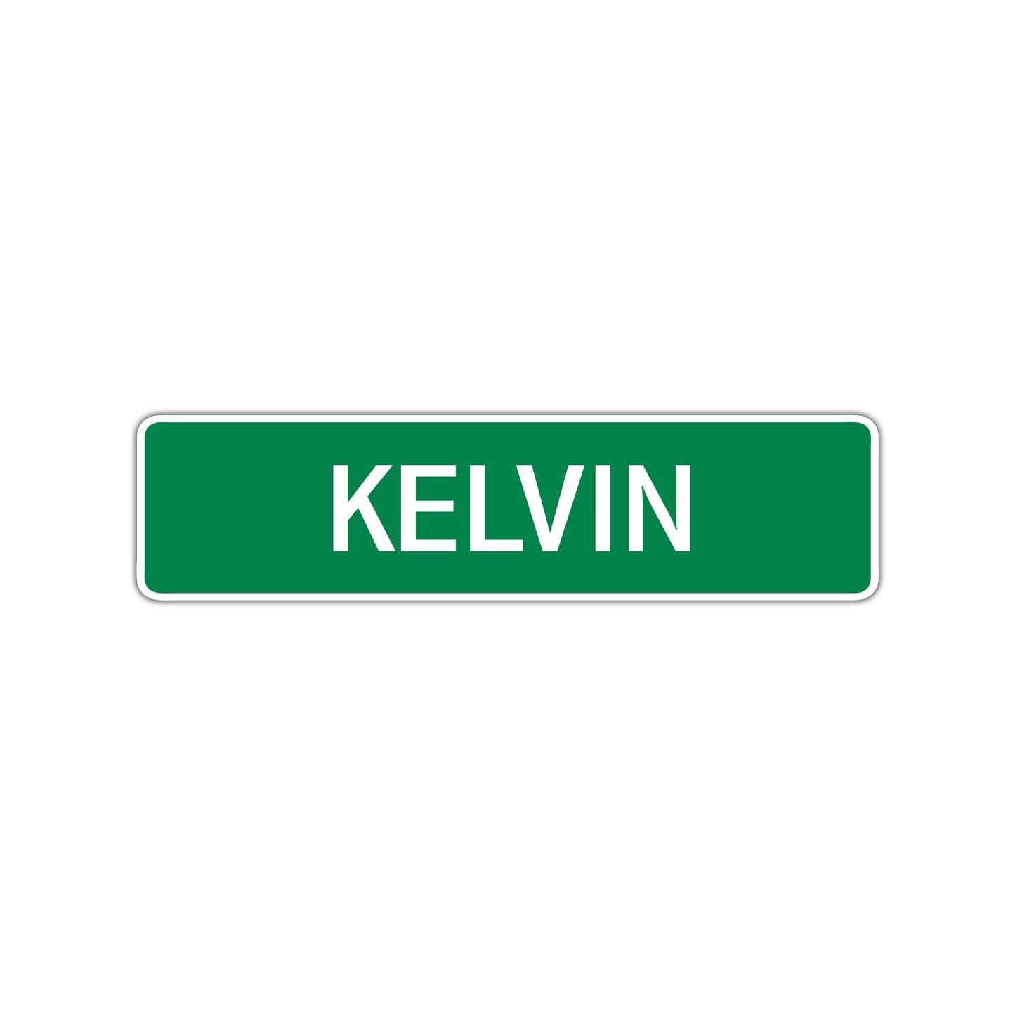 Kelvin Street Sign Children Name Room Plate