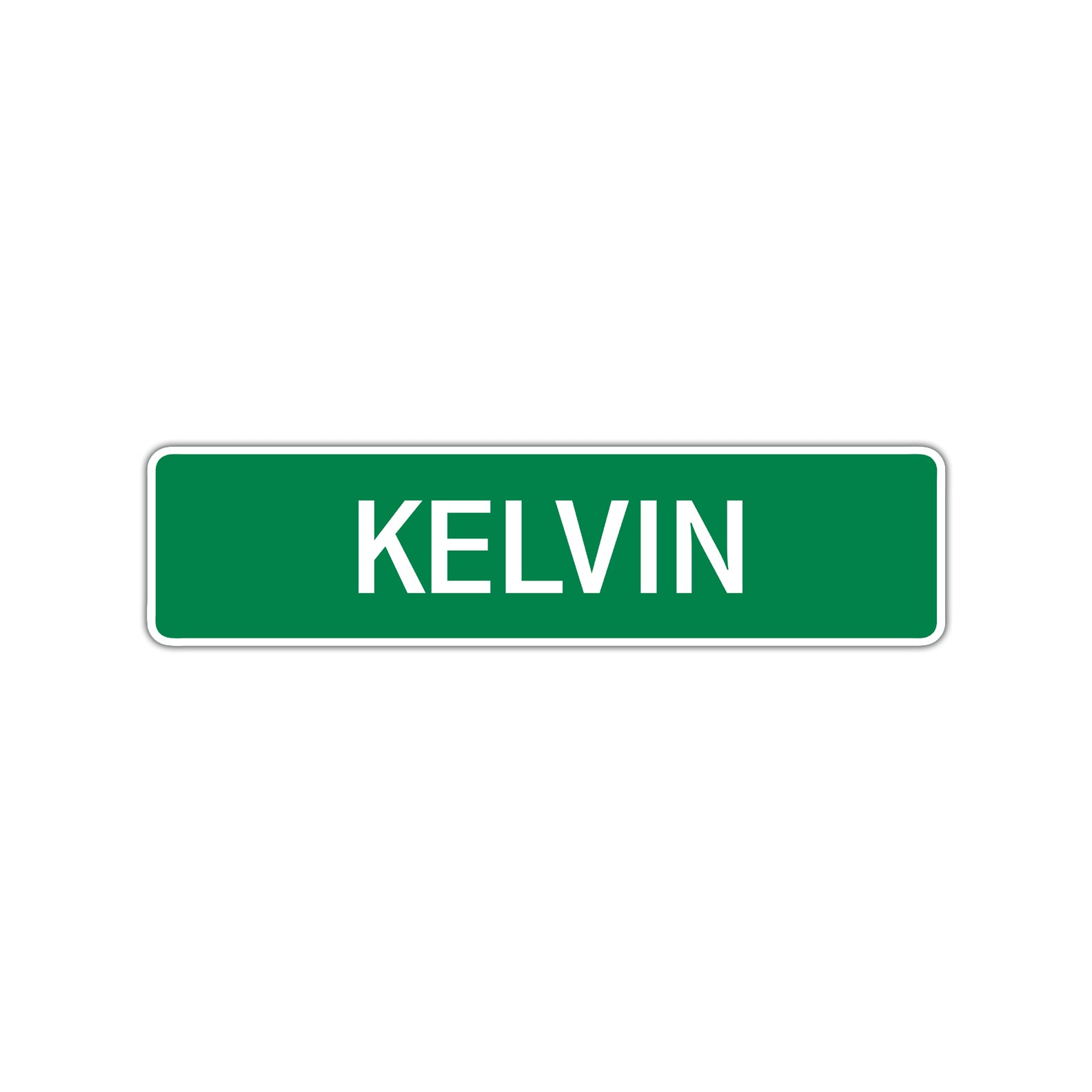 Kelvin Street Sign Children Name Room Plate