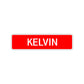 Kelvin Street Sign Children Name Room Plate