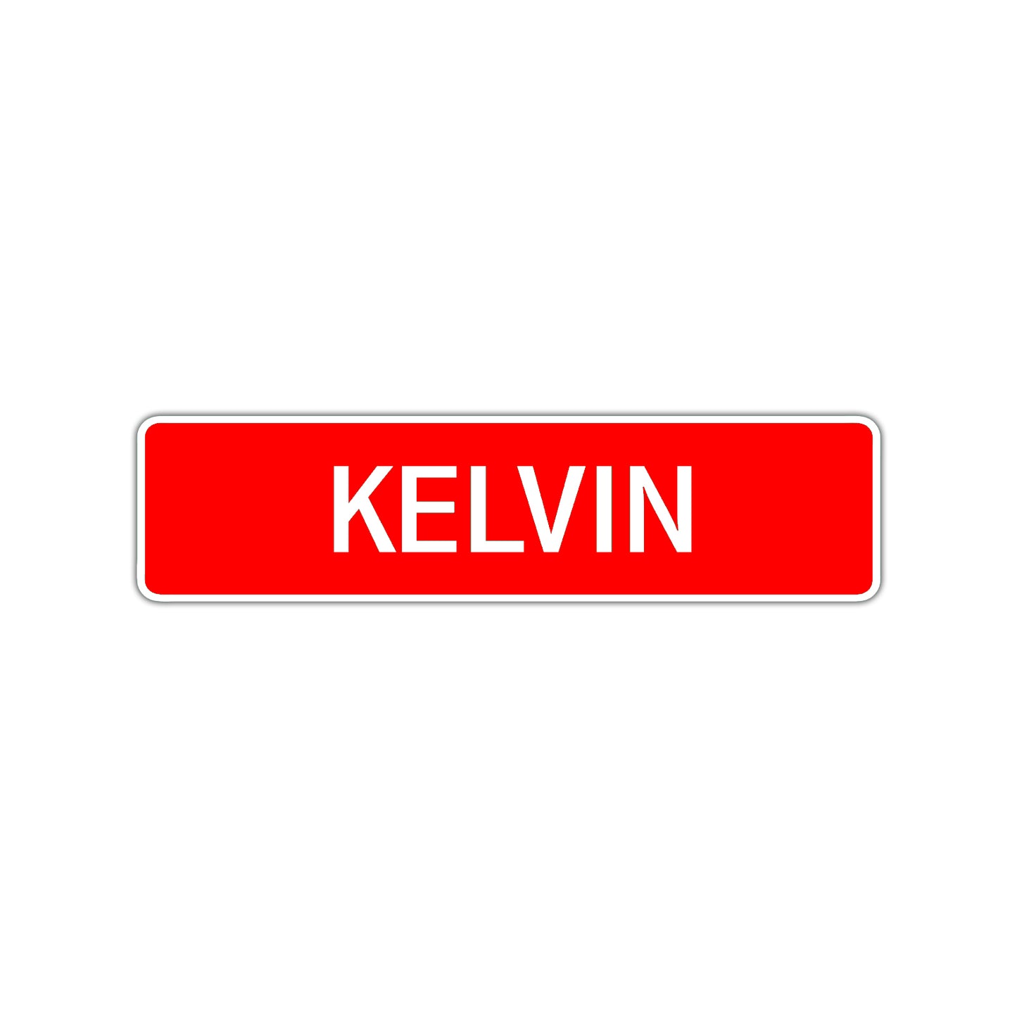Kelvin Street Sign Children Name Room Plate