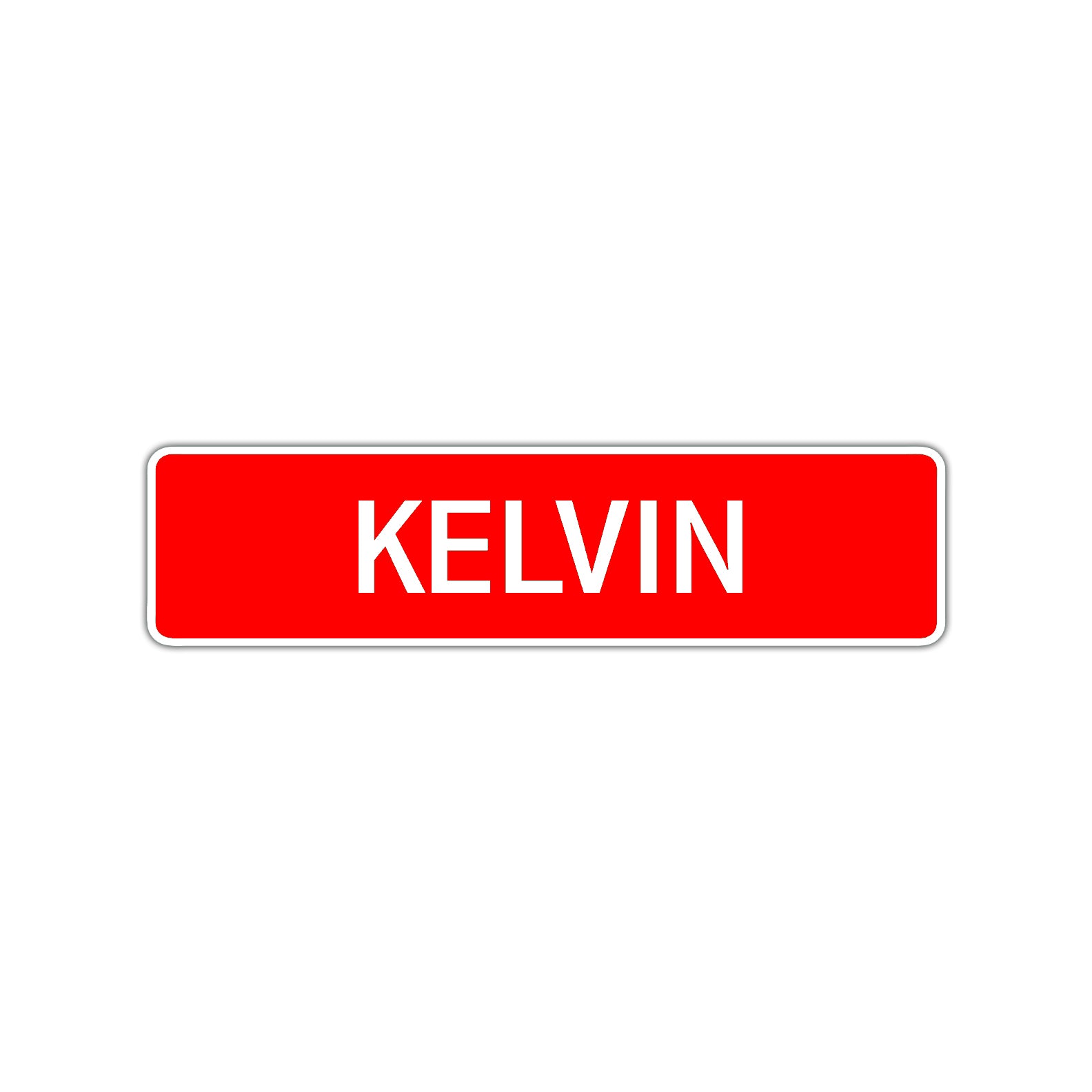 Kelvin Street Sign Children Name Room Plate