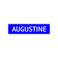 Augustine Street Sign Children Name Room Plate