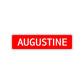 Augustine Street Sign Children Name Room Plate