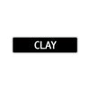 Clay Street Sign Children Name Room Plate