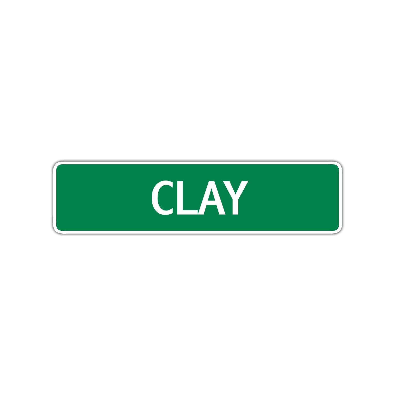 Clay Street Sign Children Name Room Plate