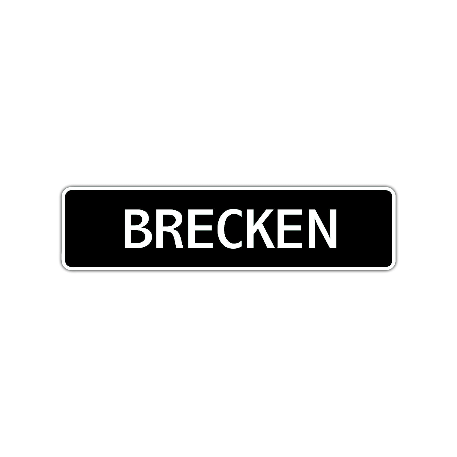 Brecken Street Sign Children Name Room Plate