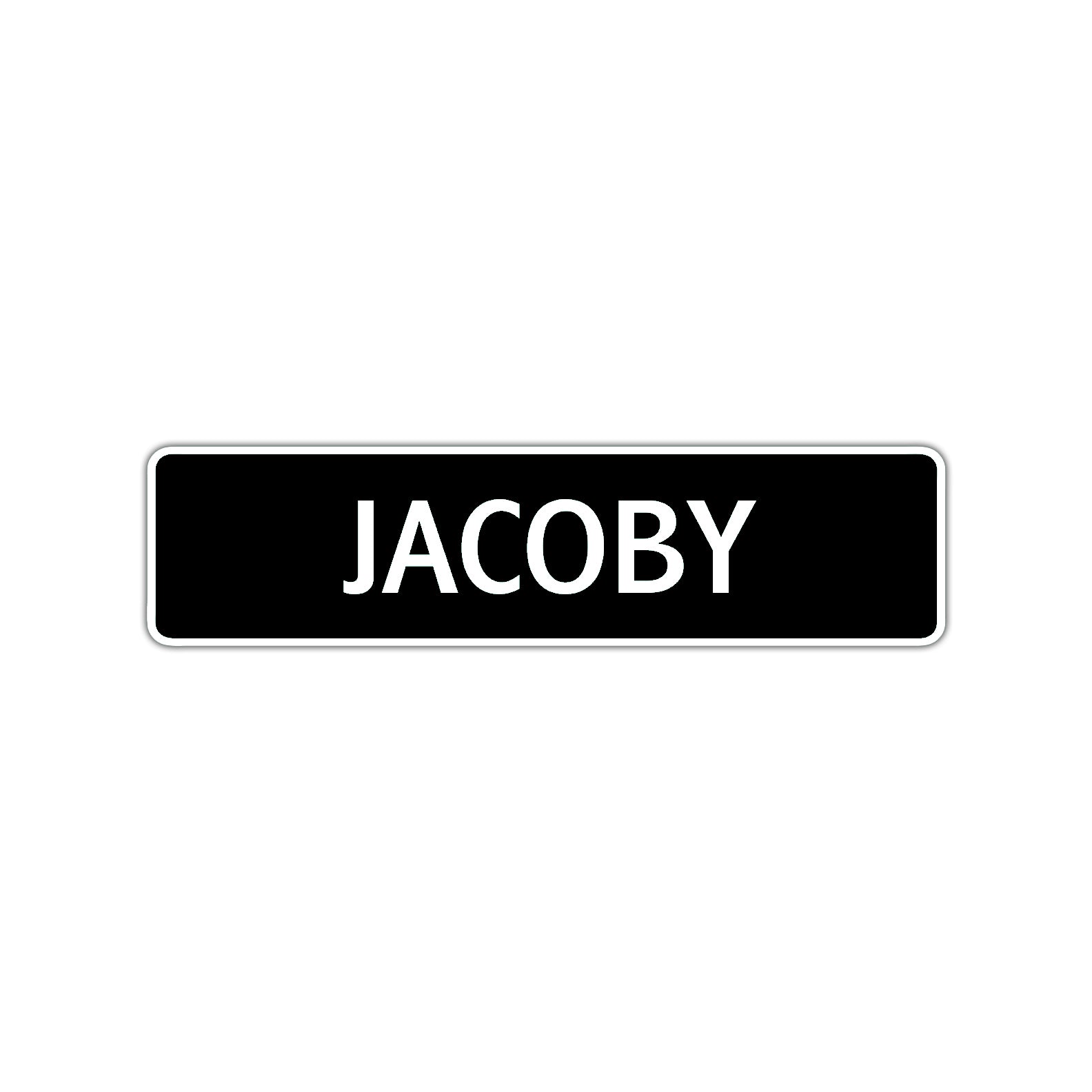 Jacoby Street Sign Children Name Room Plate
