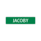 Jacoby Street Sign Children Name Room Plate