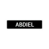 Abdiel Street Sign Children Name Room Plate