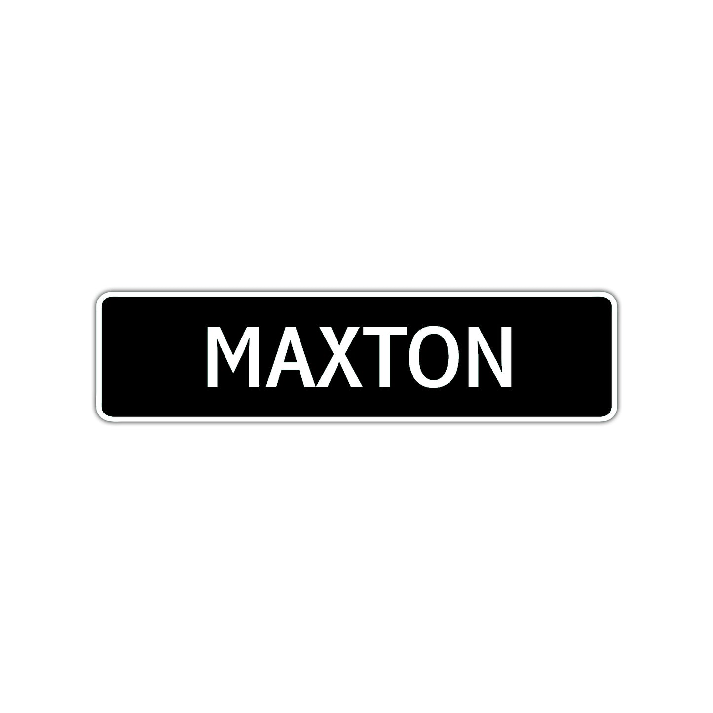 Maxton Street Sign Children Name Room Plate