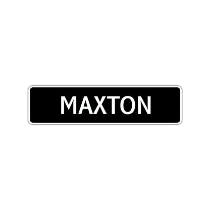 Maxton Street Sign Children Name Room Plate