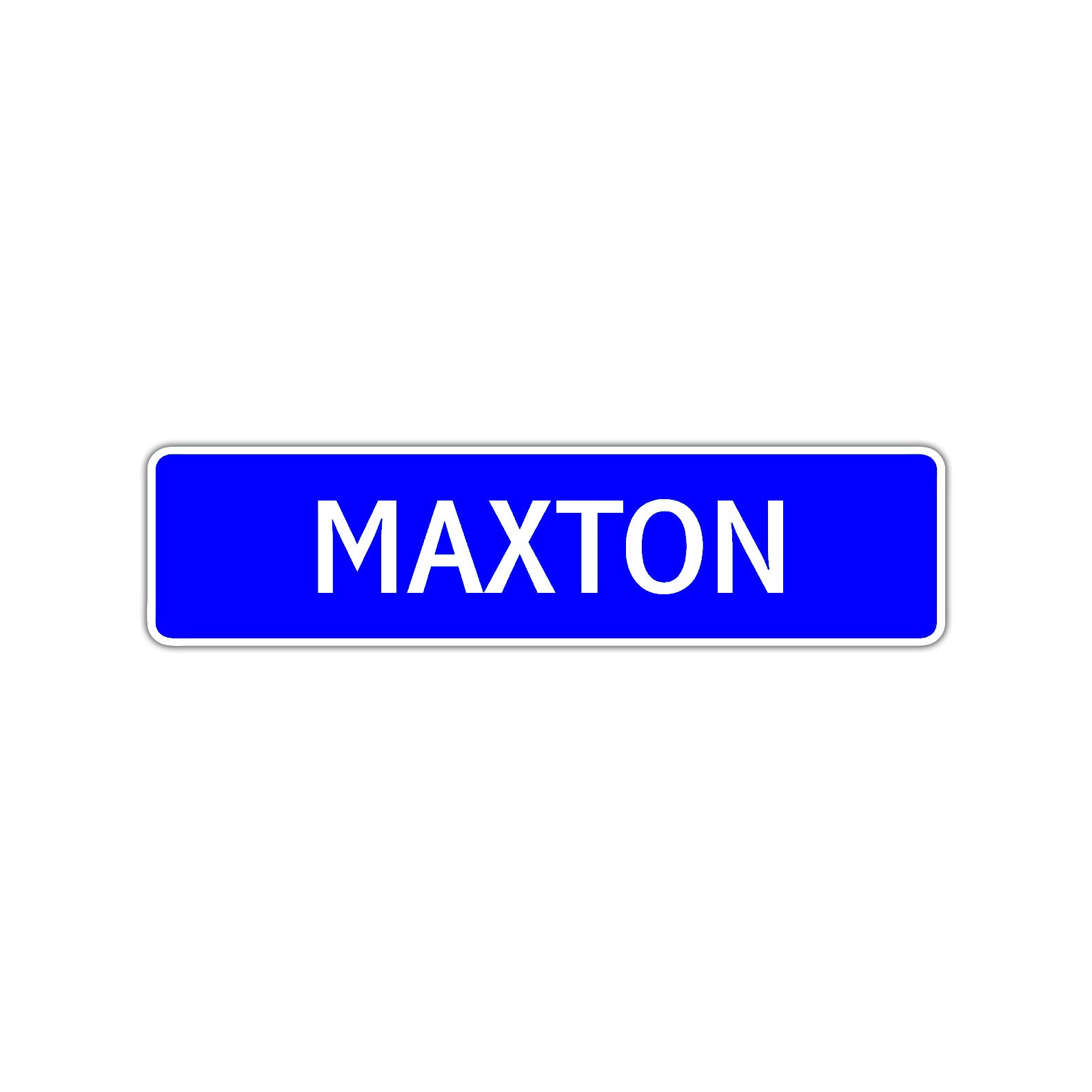 Maxton Street Sign Children Name Room Plate