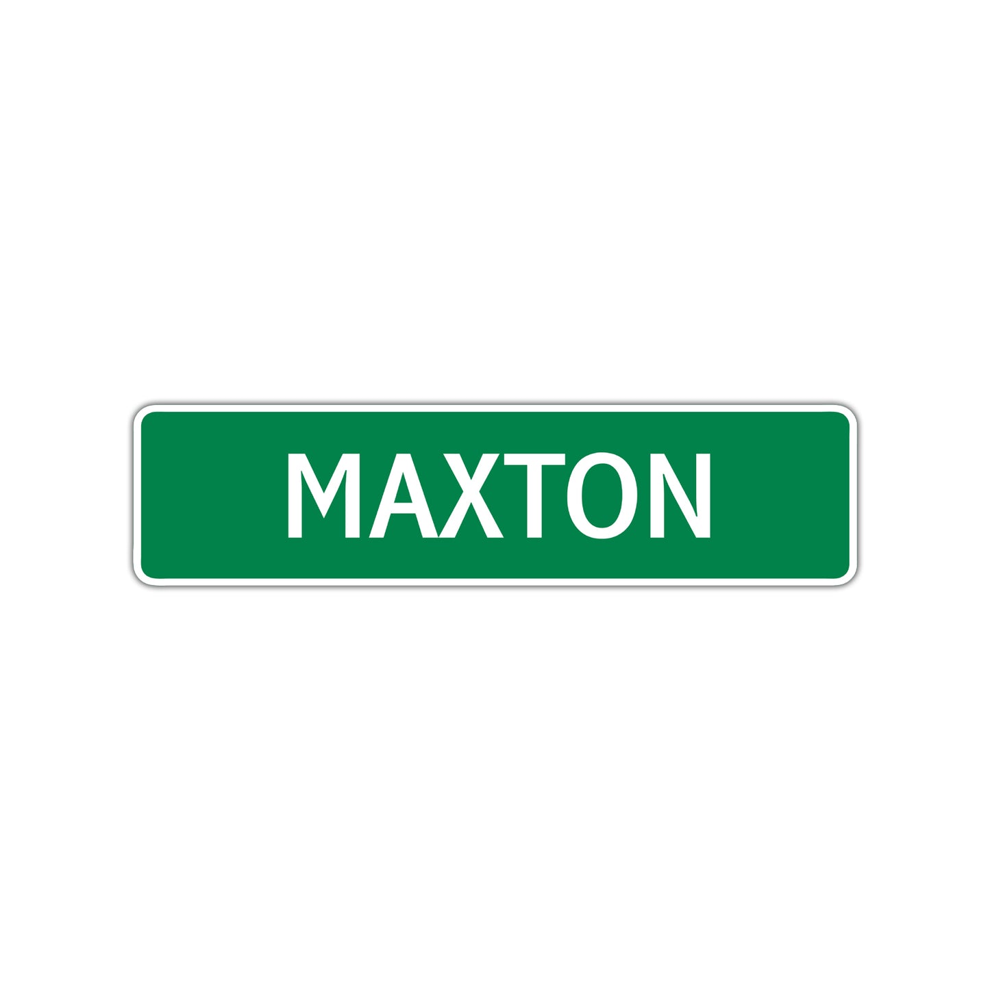 Maxton Street Sign Children Name Room Plate