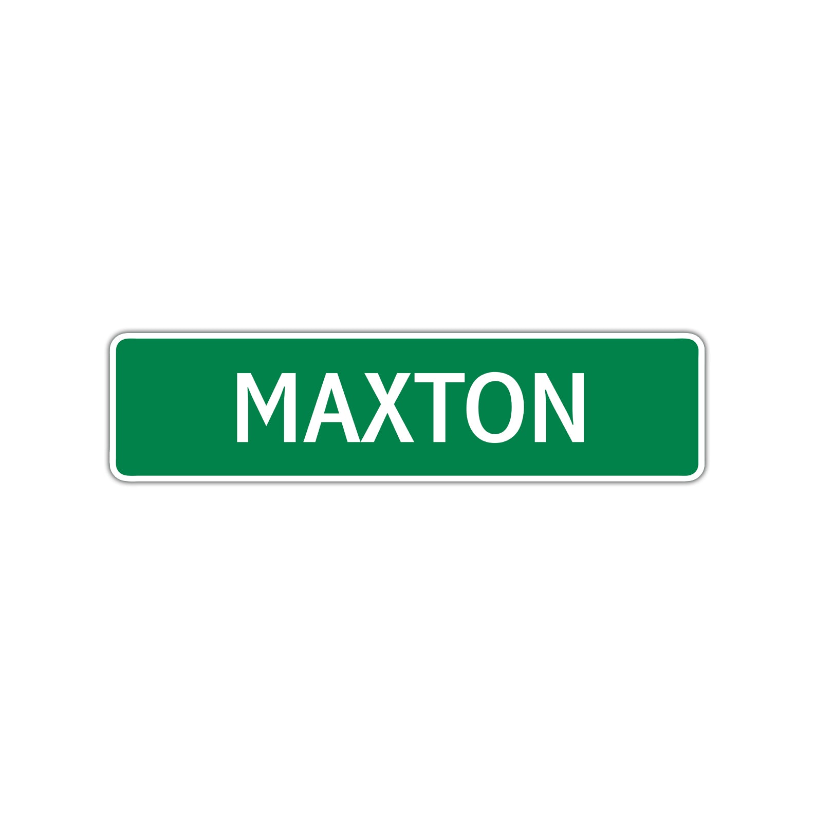 Maxton Street Sign Children Name Room Plate