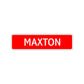 Maxton Street Sign Children Name Room Plate