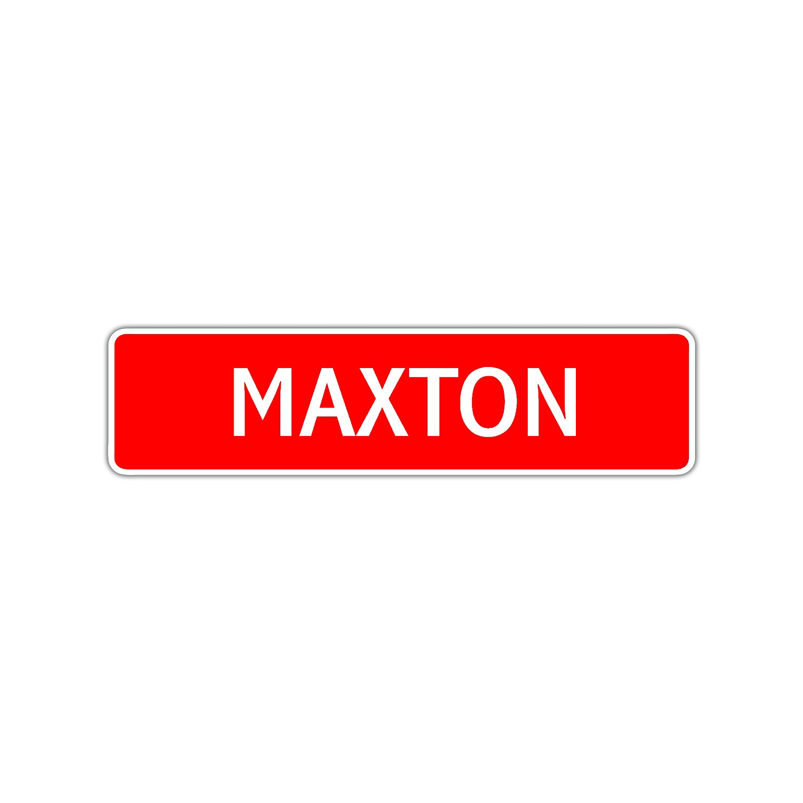 Maxton Street Sign Children Name Room Plate