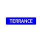 Terrance Street Sign Children Name Room Plate