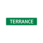 Terrance Street Sign Children Name Room Plate