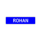 Rohan Street Sign Children Name Room Plate