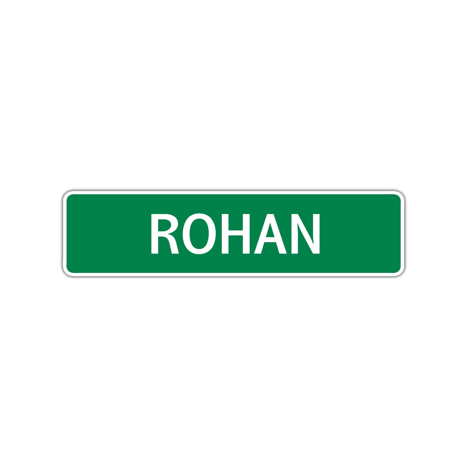 Rohan Street Sign Children Name Room Plate - Sign Fever