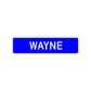 Wayne Street Sign Children Name Room Plate