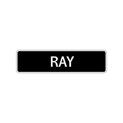 Ray Street Sign Children Name Room Plate