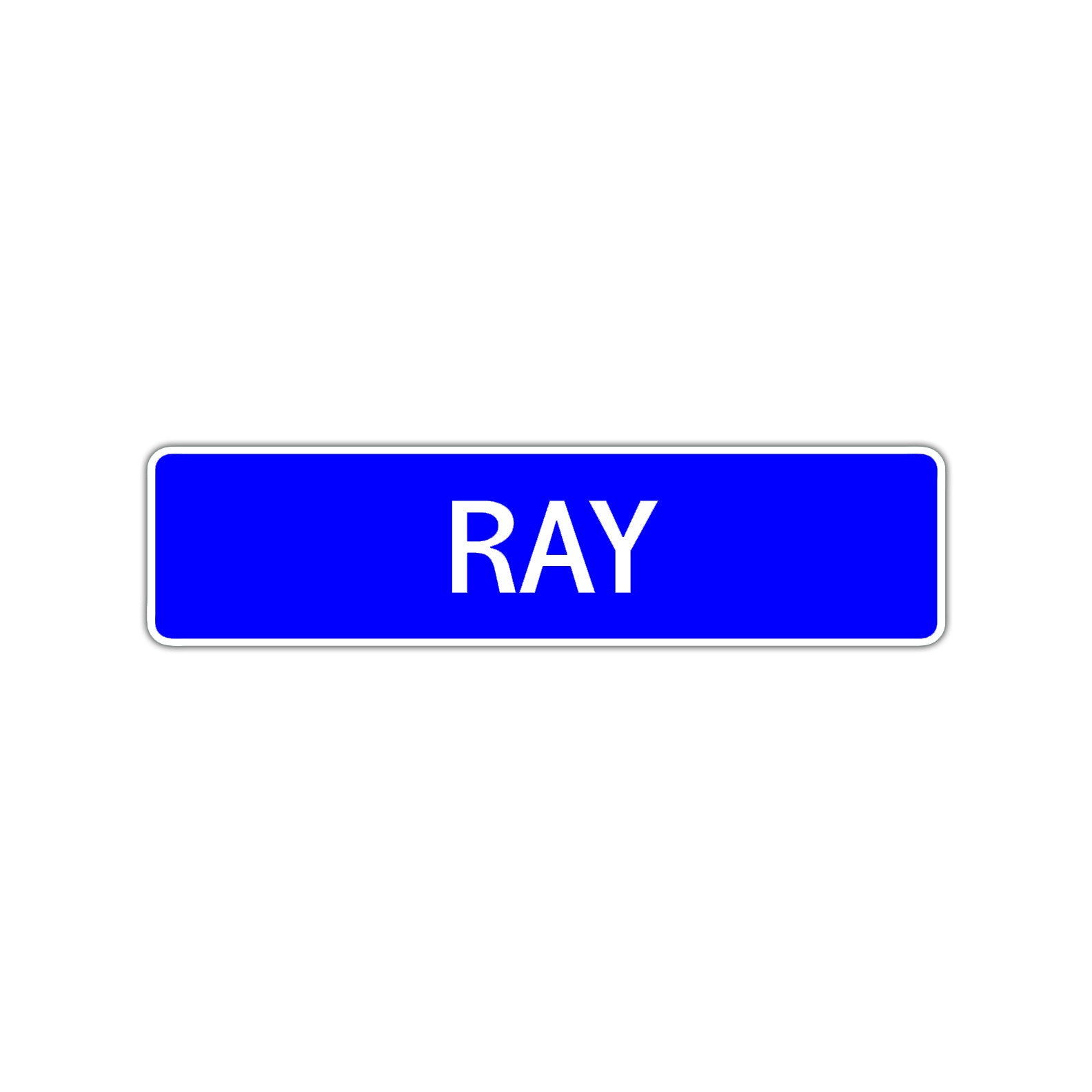 Ray Street Sign Children Name Room Plate