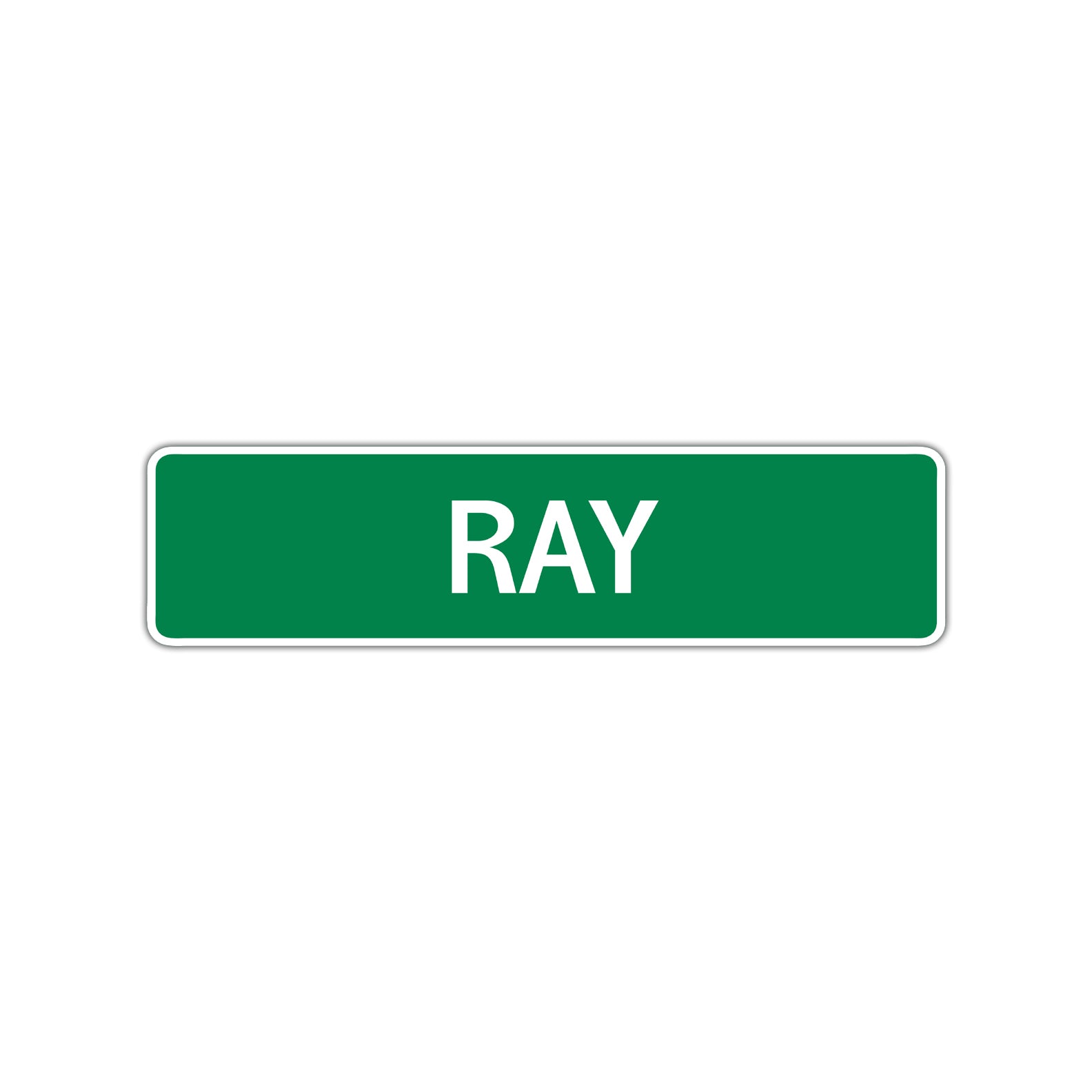 Ray Street Sign Children Name Room Plate