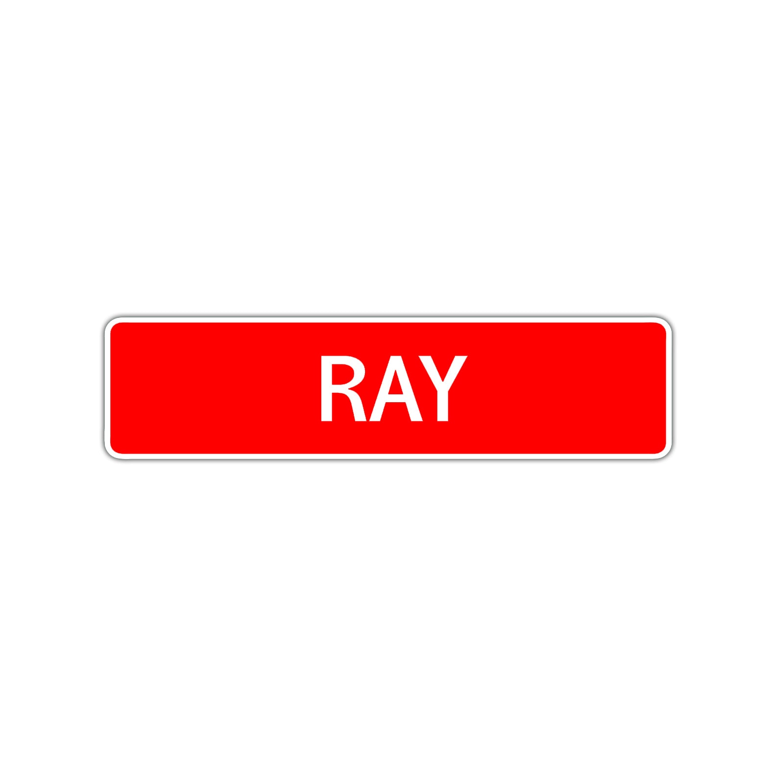 Ray Street Sign Children Name Room Plate